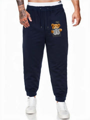 Bear X Ray Comfy Drawstring Joggers Men's Casual Loose Fit Pants