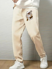 Chef Comfy Drawstring Joggers Men's Casual Loose Fit Pants