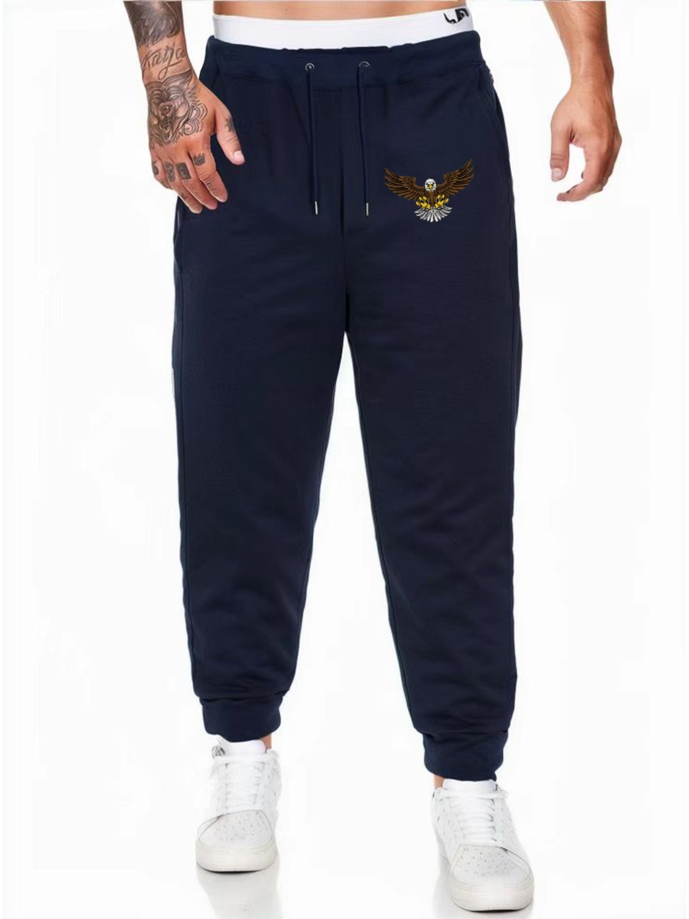 Eagle Comfy Drawstring Joggers Men s Casual Pants