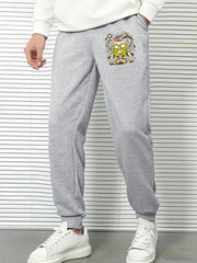 Coconut Comfy Drawstring Joggers Men's Casual Loose Fit Pants