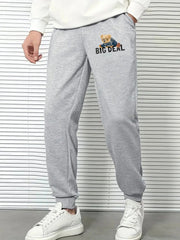 Men's Comfy Drawstring Joggers Loose Fit Stretch Pants