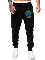 Men's Owl Comfy Joggers Loose Fit Stretch Pants