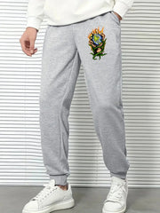 Men's Comfy Drawstring Joggers Loose Fit Stretch Pants
