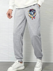 Men's Astronaut Comfy Drawstring Joggers - Casual Loose Fit Pants
