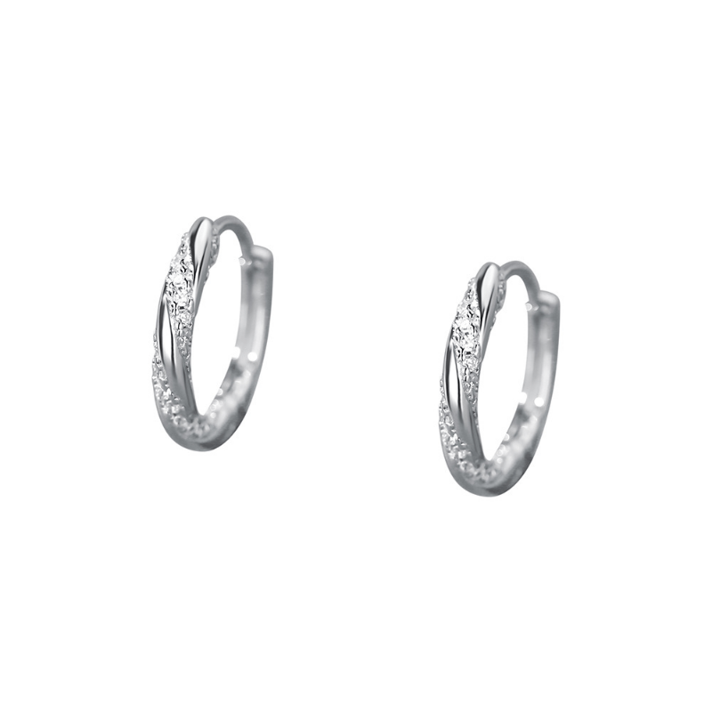 S999 Round Earrings Decorative Accessories Holiday Gift For Girls