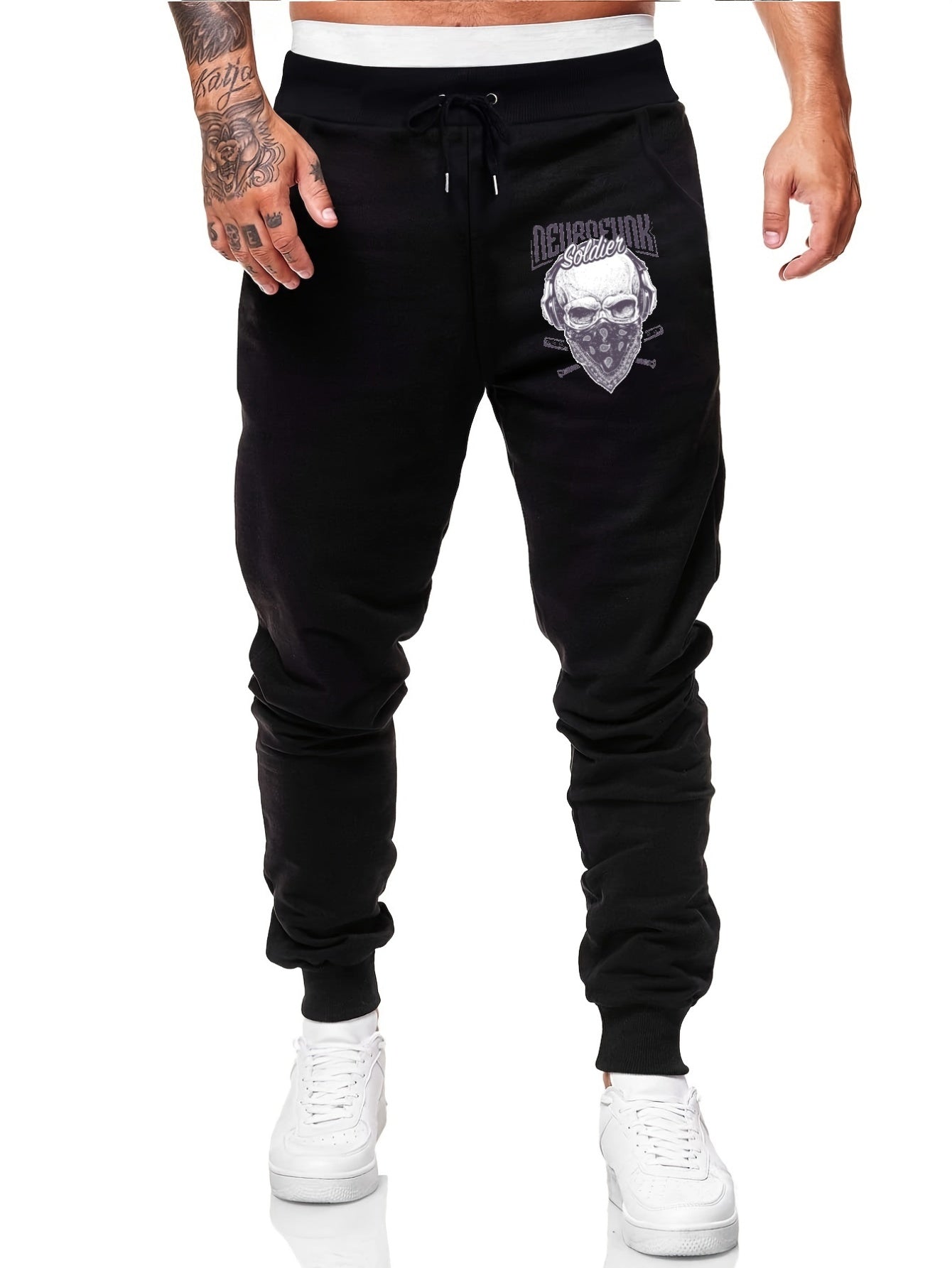 Soldier Comfy Drawstring Joggers Men's Casual Breathable Pants