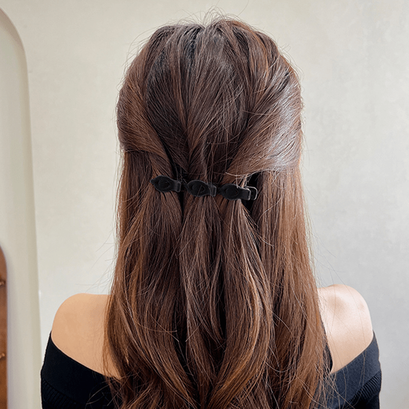 Flocking Braiding Hair Clip for Women Girls