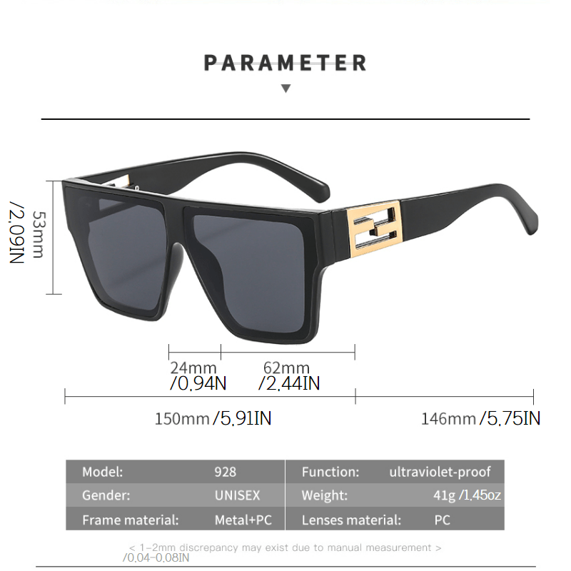 Polarized Flat Top Sunglasses UV400