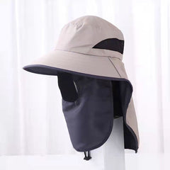 Sun Protection Bucket Hat for Fishing Detachable Casual Sun Hat