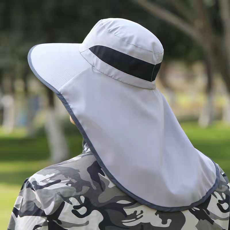 Sun Protection Bucket Hat for Fishing Detachable Casual Sun Hat