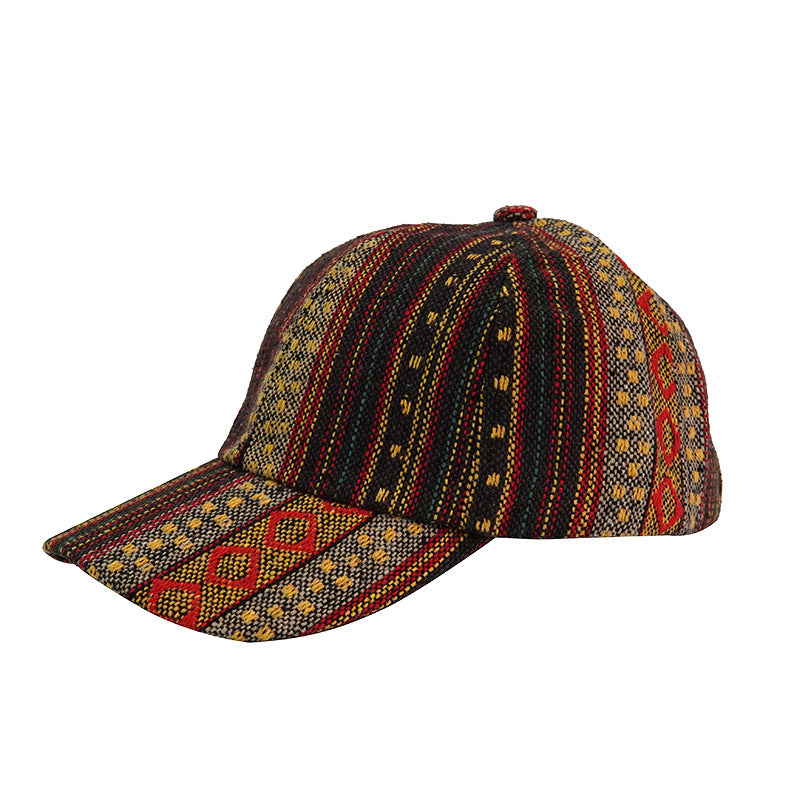 Boho Printed Vintage Baseball Cap Sun Hat for Women