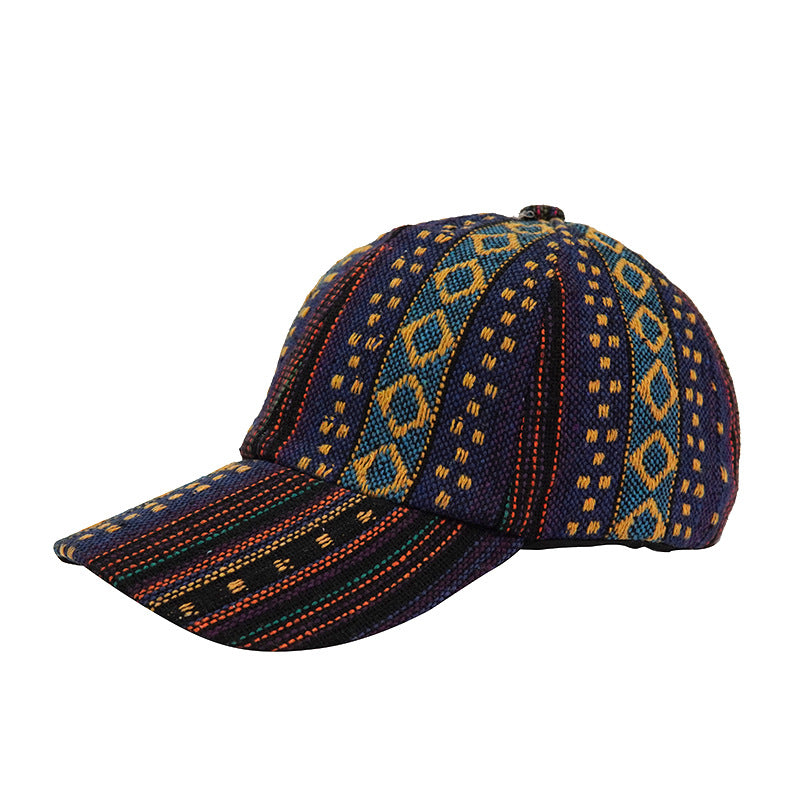 Boho Printed Vintage Baseball Cap Sun Hat for Women