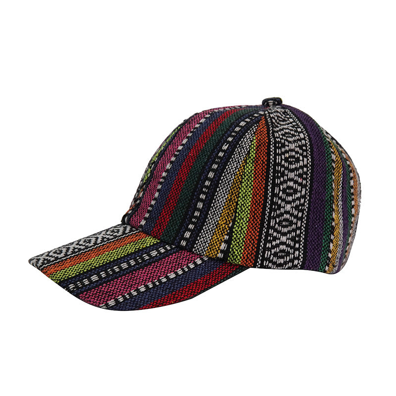 Boho Printed Vintage Baseball Cap Sun Hat for Women