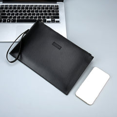 Men's Leather Envelope Clutch Bag for Business