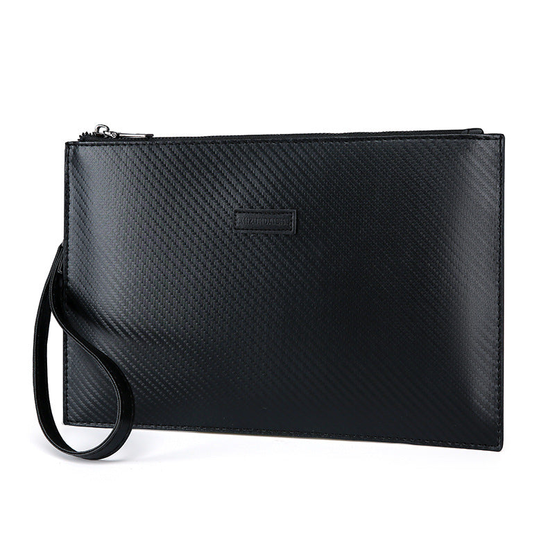 Men's Leather Envelope Clutch Bag for Business