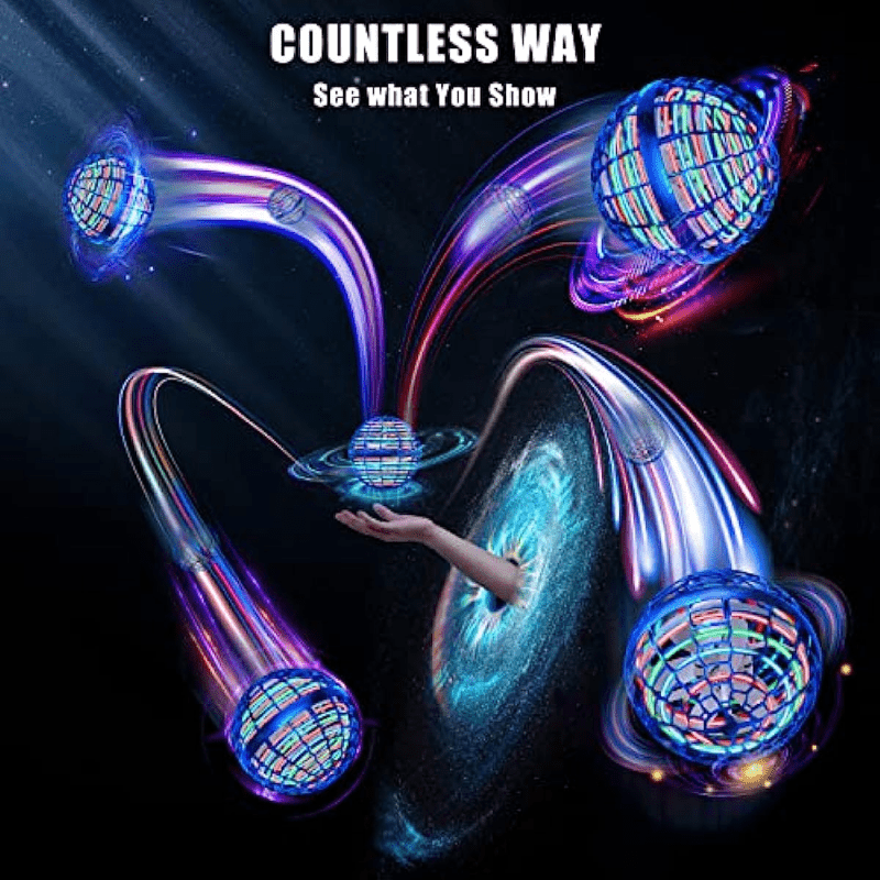 Hand Controlled Flying Ball Outdoor Toy Gift for Kids and Adults