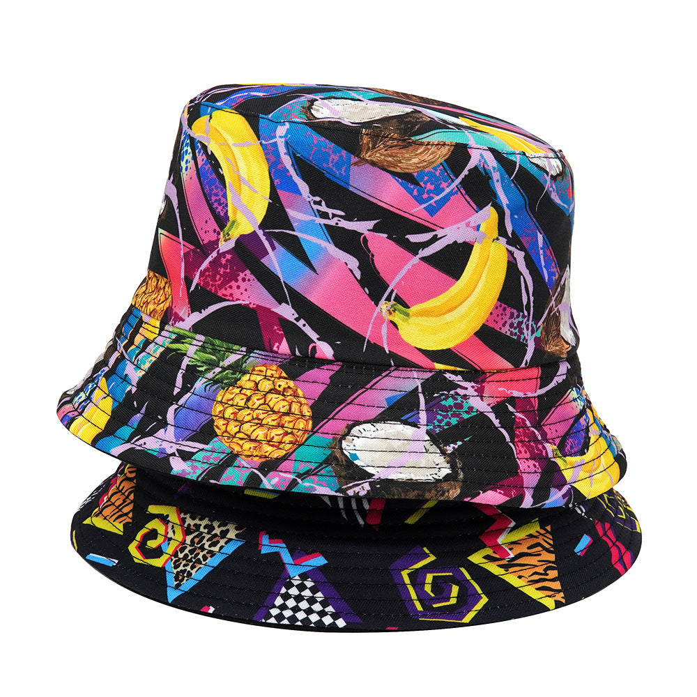 Hip Hop Reversible Bucket Hat Lightweight Fisherman Cap
