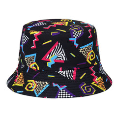 Hip Hop Reversible Bucket Hat Lightweight Fisherman Cap