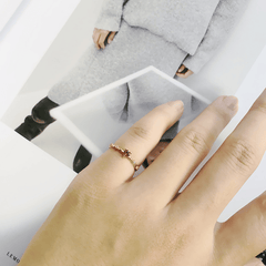 Heart Zircon Ring Romantic Decorative Accessories Holiday Party Gift