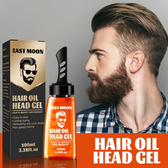 2 in 1 Hair Wax Gel With Comb Fluffy Hair Pomade Wax Mud Men Hair Cream