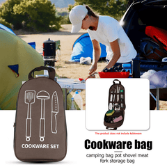 Portable Camping Cookware Organizer Bag with Convenient Storage