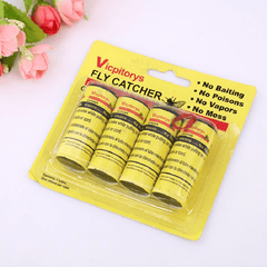 16pcs Sticky Fly Traps For Kitchen Catcher Ribbon Hanging Farm