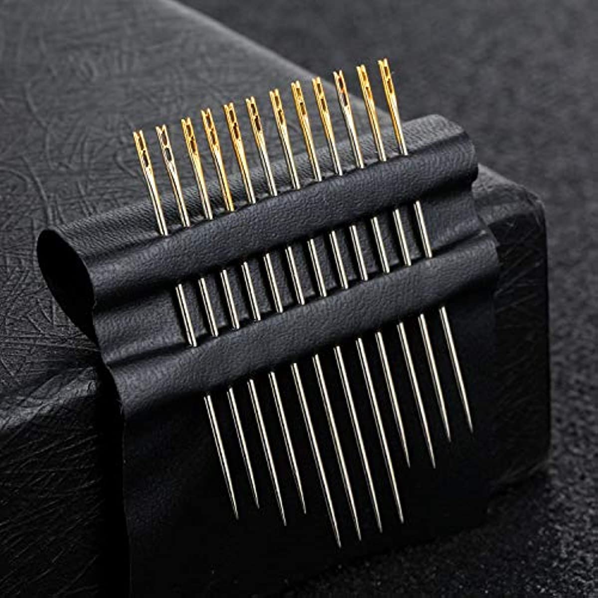 12pcs Hand Sewing Needles Big Eye Needle Easy Thread Stitching Embroidery