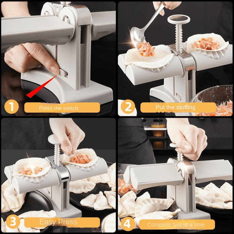 Automatic Double Headed Dumpling Maker - Easy Kitchen Tool