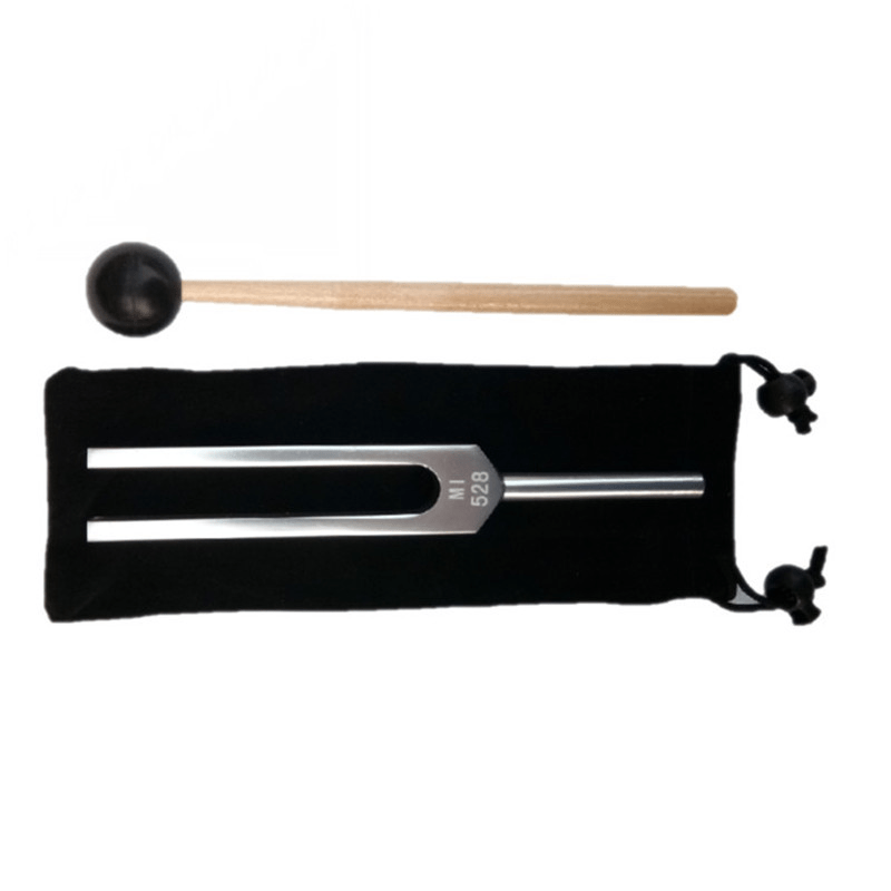 528HZ Tuning Fork for Yoga and Healing with Cloth Bag and Mallet