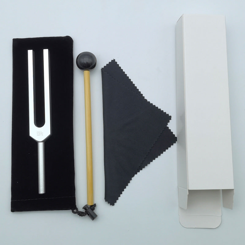 528HZ Tuning Fork for Yoga and Healing with Cloth Bag and Mallet