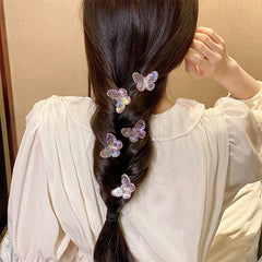 5pcs Y2K Butterfly Heart Flower Peach Hair Clips Girls Gift