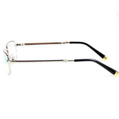 Mini Portable Folding Reading Glasses Metal Full Frame With Case
