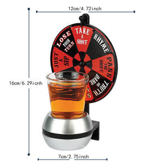 Wheel Of Shots Drinking Turntable Game Set for Parties & Halloween