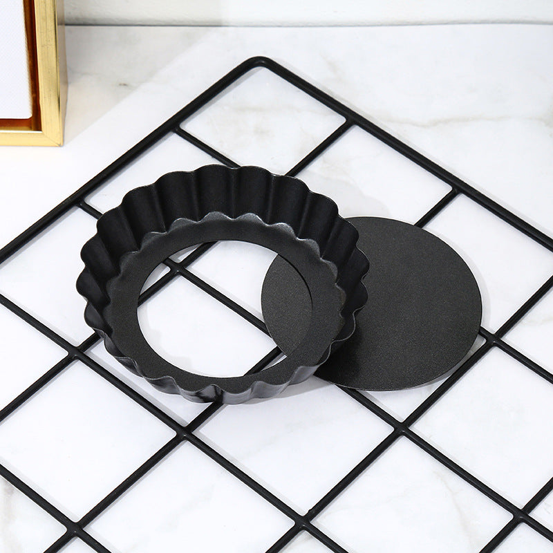 6pcs Mini Pie Pans Non Stick Tart Molds