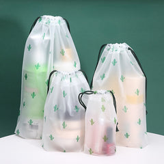 5pcs Travel Shoe & Sock Storage Bag Drawstring Pouch for Home, Outdoor, Camping