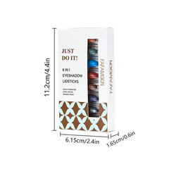 8pcs Pearly Eyeshadow Pen High Pigmented Long Lasting Waterproof Smudge Proof