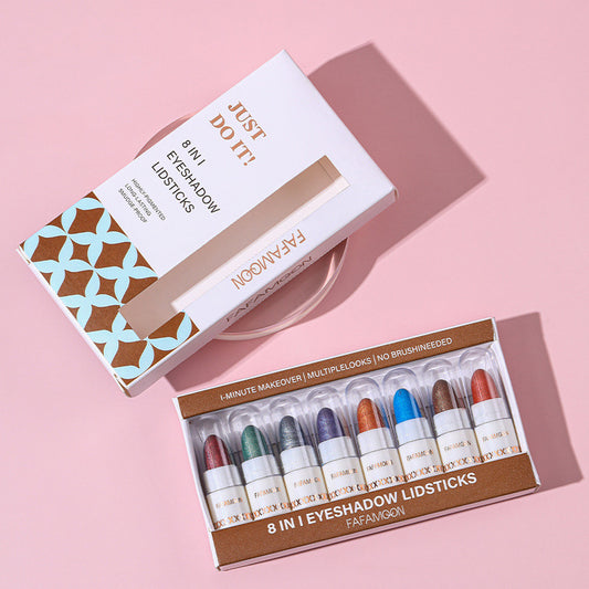 8pcs Pearly Eyeshadow Pen High Pigmented Long Lasting Waterproof Smudge Proof