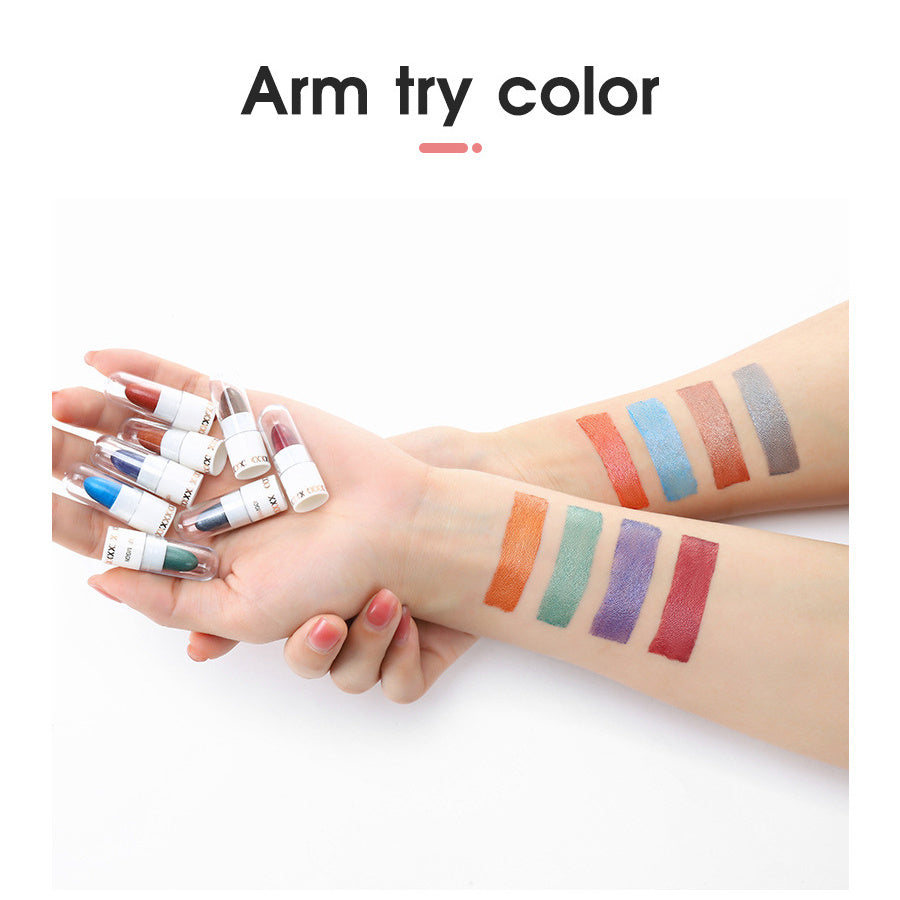 8pcs Pearly Eyeshadow Pen High Pigmented Long Lasting Waterproof Smudge Proof