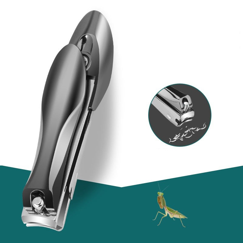 Stainless Steel Nail Clippers Anti Splash Fingernail Scissors for Men and Women