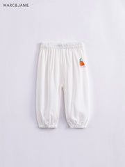 Girls Bee Graphic Print Baggy Elastic Cuff Pants Kids Summer Breathable Pants