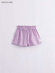Girls Summer Breathable Shorts With Adjustable Draw String