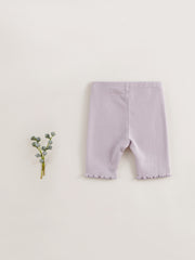 Girls Breathable Leggings Kids Summer Stretch Knitted Leggings