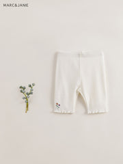 Girls Breathable Leggings Kids Summer Stretch Knitted Leggings