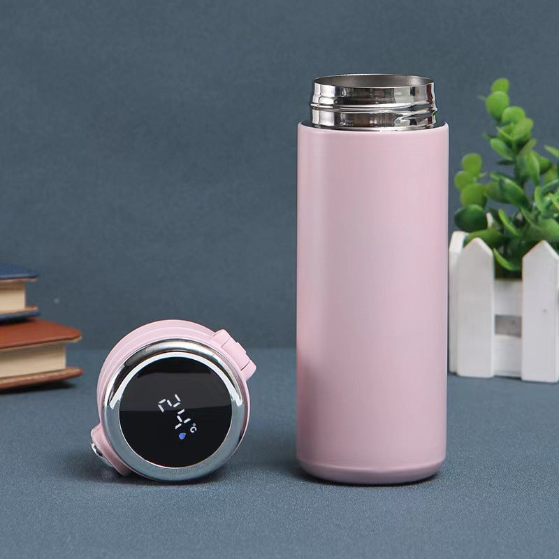 Portable Vacuum Flask LED Temperature Display Stainless Steel Thermal Bottle