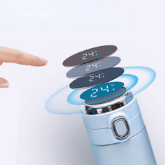 Portable Vacuum Flask LED Temperature Display Stainless Steel Thermal Bottle
