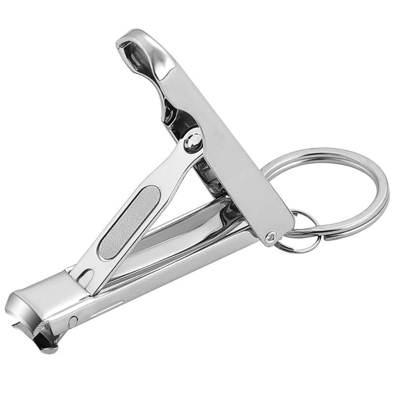 Stainless Steel Nail Clippers with Nail File - Durable Manicure Tool