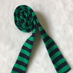 Punk Striped Knitted Long Scarf Hip Hop Neck Tie Scarf