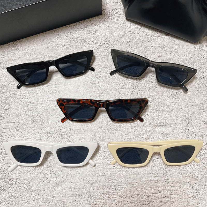 Men's Cat Eye Sunglasses Retro Small Frame Sports Glasses