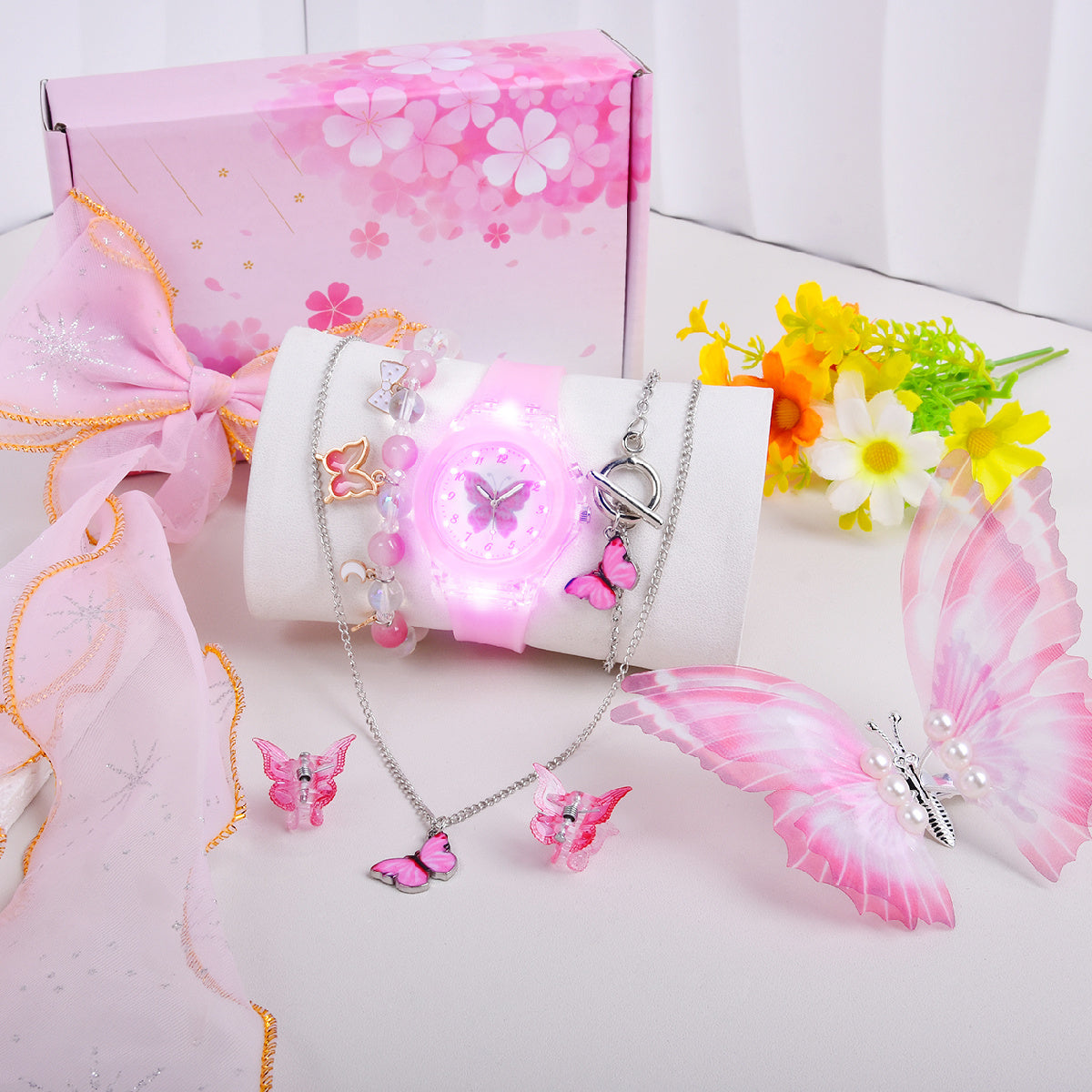 LED Butterfly Watch For Girls