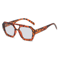 Retro Tortoiseshell Aviator Sunglasses UV400